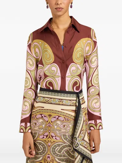 La Doublej Boy Shirt In Brown