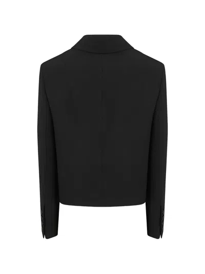 Ermanno Scervino Button-up Flap-pocket Jacket In Black