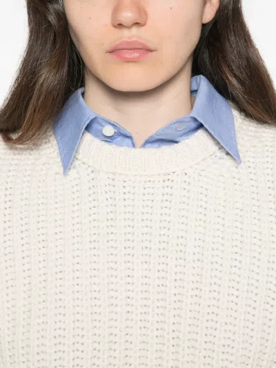 A.p.c. Iris Sweater In Neutral