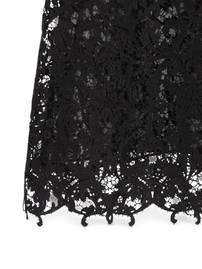 Fendi Gonna Lace Macrame In Black