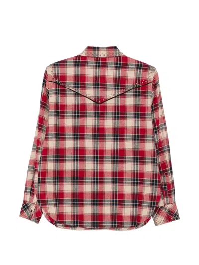 P.a.r.o.s.h Stud-embellished Shirt In Red