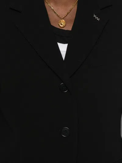Max Mara Lampada Single-breasted Blazer In Black