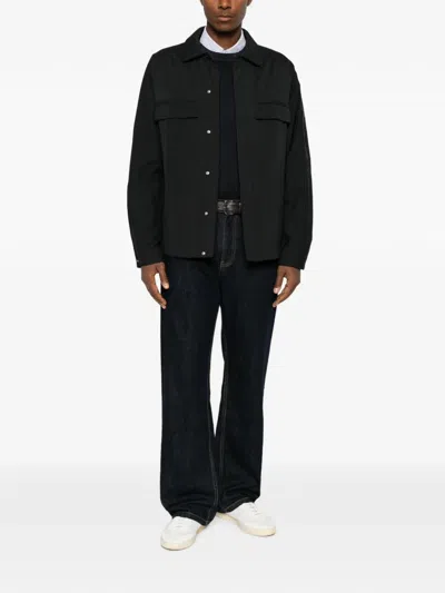 Laminar Flap-pockets Jacket In Black
