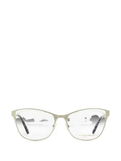 Pucci Butterfly-frame Glasses In Green