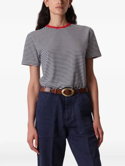 Fortela Striped-pattern T-shirt In Multi