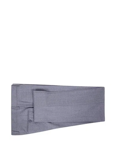 Tagliatore Single-breasted Wool Blazer In Blue