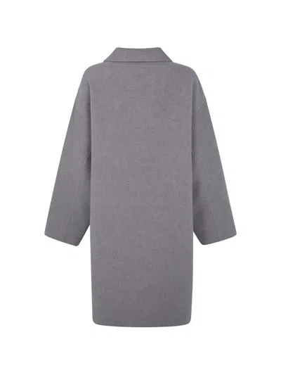 Sofie D'hoore Wool Button-up Jacket In Gray