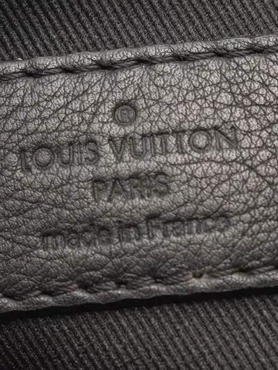 Pre-owned Louis Vuitton 2017 Patchwork Waves Damier Palm Springs Pm Backpack In White