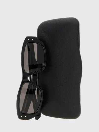 Balenciaga Women Black Rectangular Sunglasses In Black