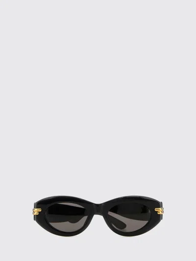 Bottega Veneta Mitre Rectangular Sunglasses In Black