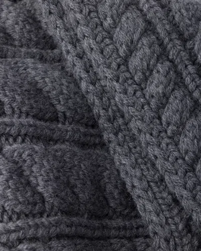 Prada Wool Scarf In Grey