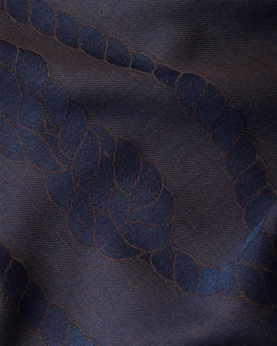 Prada Silk In Cocoa/chalk White