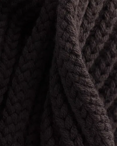 Prada Wool Scarf In Brown