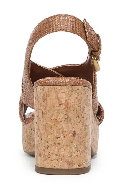 Sam & Libby Hanfleur Platform Slingback Sandal In Brown