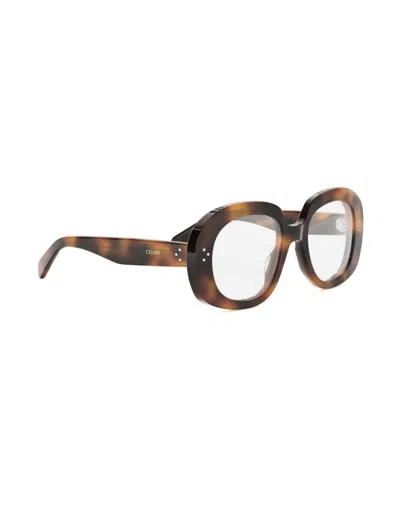 Celine Full Frame Plain Mirror In Brown