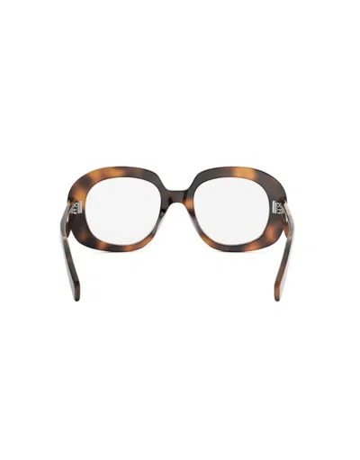 Celine Full Frame Plain Mirror In Brown