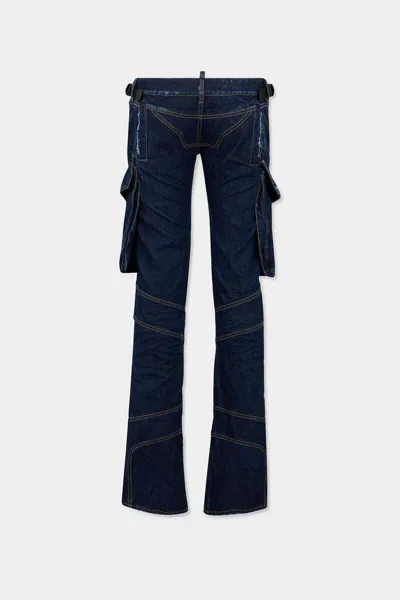 Dsquared2 Multi-pocket Jeans In Blue