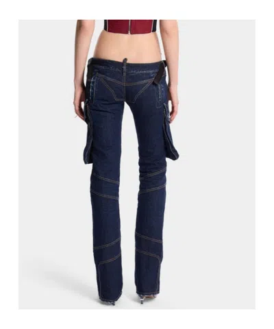 Dsquared2 Multi-pocket Jeans In Blue