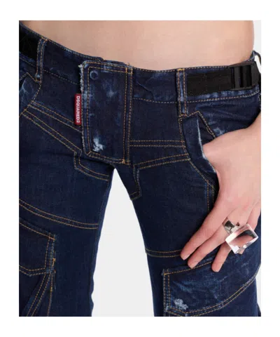 Dsquared2 Multi-pocket Jeans In Blue