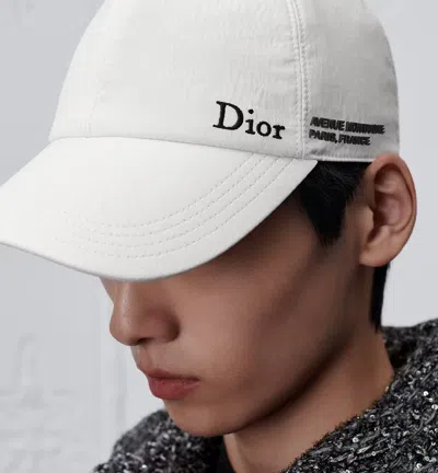 Dior Baseball Cap In White