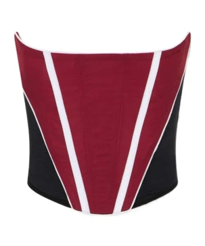 Dsquared2 Ski Pass Panelled Corset In White