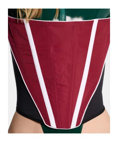 Dsquared2 Ski Pass Panelled Corset In White