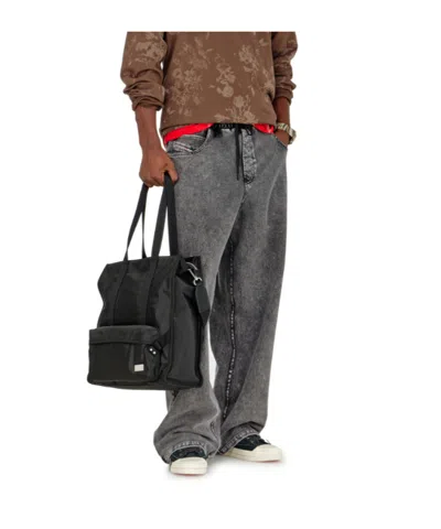 Diesel Sweatpants With Denim Effect In Multi