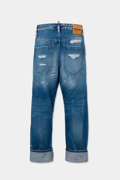 Dsquared2 Multi-pocket Jeans In Blue