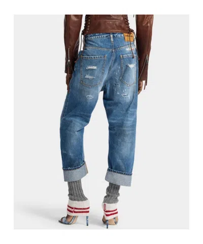 Dsquared2 Multi-pocket Jeans In Blue