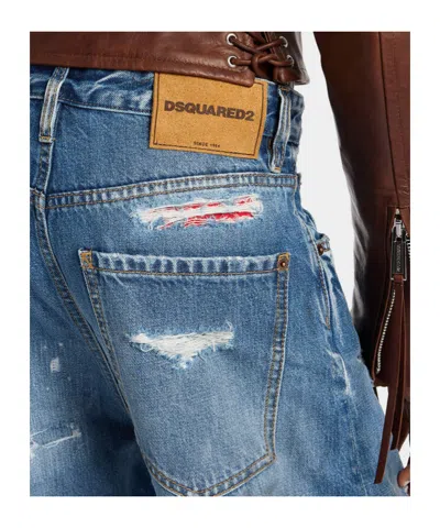 Dsquared2 Multi-pocket Jeans In Blue