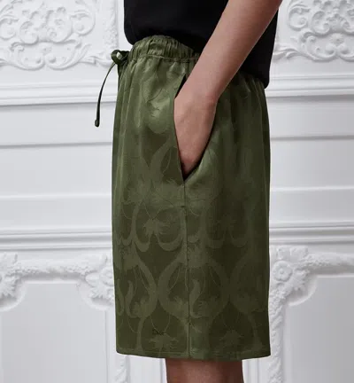 Dior Drawstring Shorts In Green