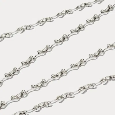 Bandolier Kate Shoulder Strap - Silver/silver In Silver/silver