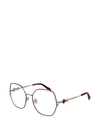 Pucci Geometric-frame Glasses In 银色