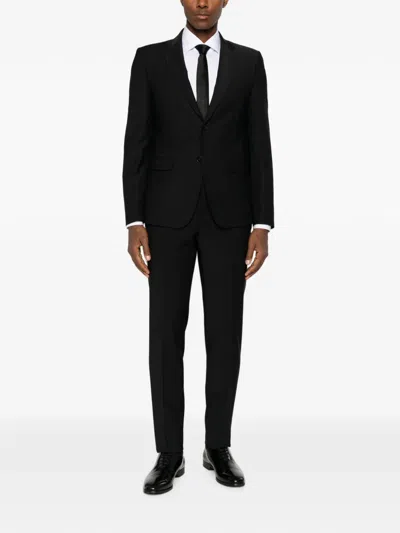 Brian Dales Long-sleeve Buttoned Suit In Multi