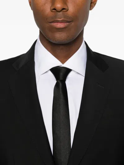 Brian Dales Long-sleeve Buttoned Suit In Multi