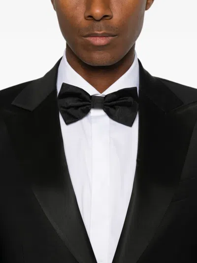 Brian Dales Long-sleeve Buttoned Suit In Black