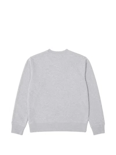 Dean Edmonds Duck-patchwork Sweatshirt In Gray