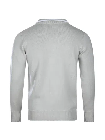 Eleventy Single-breasted Sweater In Gray