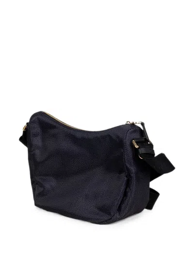 Borbonese Luna Shoulder Bag In Black