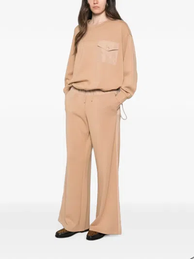 Twinset Flap-pocket Drop-shoulder Sweatshirt In Multi