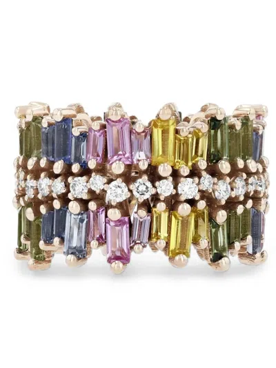 Suzanne Kalan Sansa Sapphire Ring In Multi