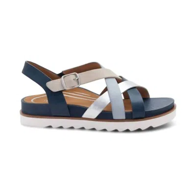 Aetrex Carmen Platform Sandals In Multi