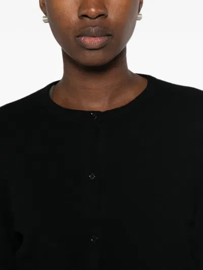 Bompard Button-up Cashmere Cardigan In Black