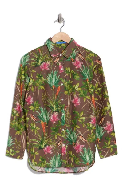 J.mclaughlin Jmclaughlin Britt Button Front Shirt In Multi