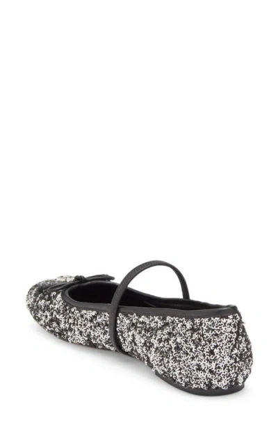 Marc Jacobs The Sequined Sabrina Ballerina Flats In Black