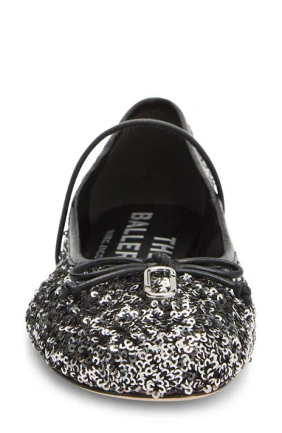 Marc Jacobs The Sequined Sabrina Ballerina Flats In Black