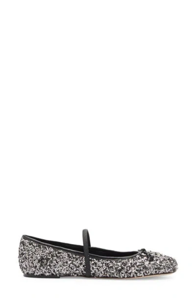Marc Jacobs The Sequined Sabrina Ballerina Flats In Black