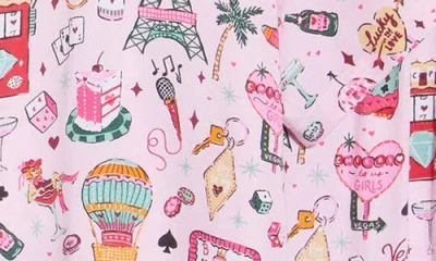 Printfresh Wildest Dreams Satin Pajamas In Multi