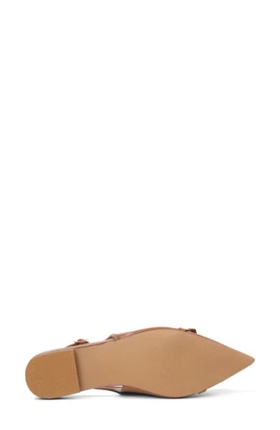 Berness Chantal Pointed Toe Slingback Flat In Multi