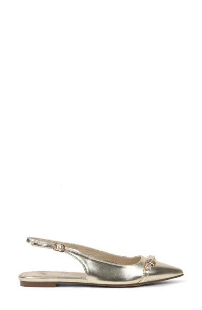 Berness Chantal Pointed Toe Slingback Flat In Multi